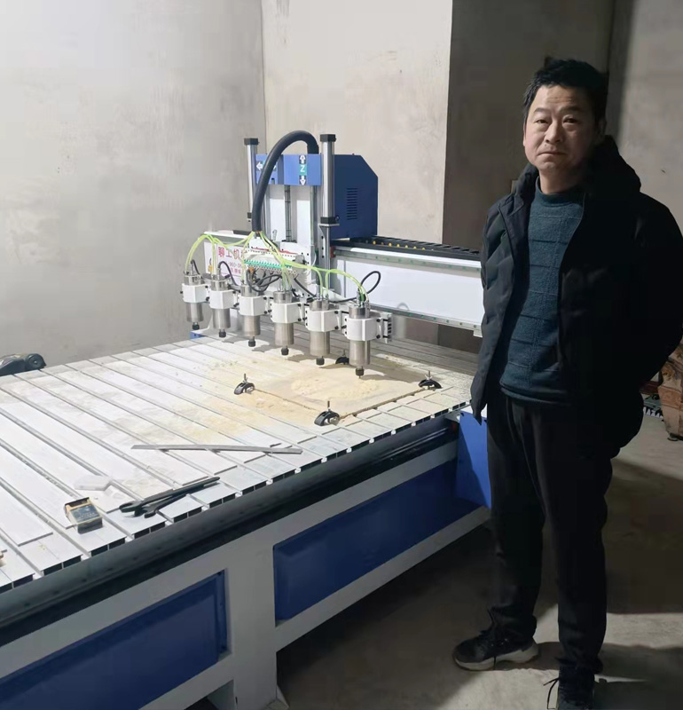 甘肅1325一拖六木工雕刻機(圖1) 甘肅1325一拖六木工雕刻機(圖1)